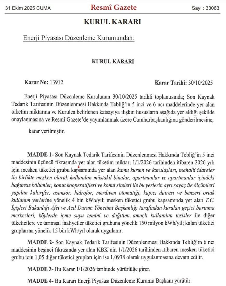 EPDK’dan yeni elektrik tarifesi kararı: Evde elektrikli araç şarjı 2026’da cep yakacak!