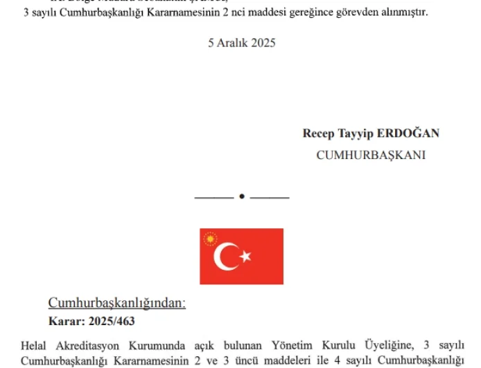 Resmi Gazete’de Yeni Atama ve Görevden Alma Kararları Yayımlandı