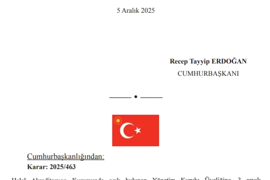 Resmi Gazete’de Yeni Atama ve Görevden Alma Kararları Yayımlandı